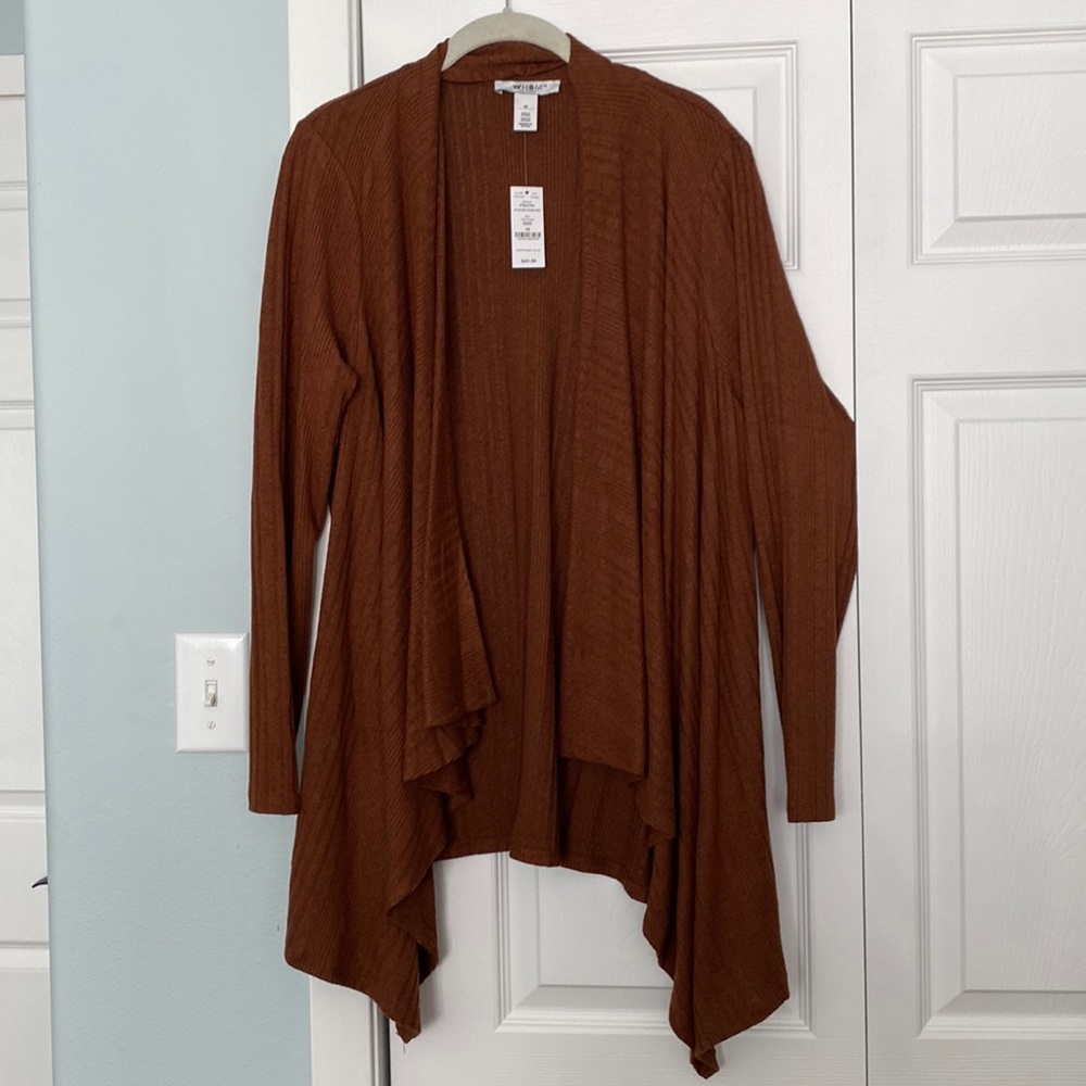 New! WHBM Open Cardigan Sweater